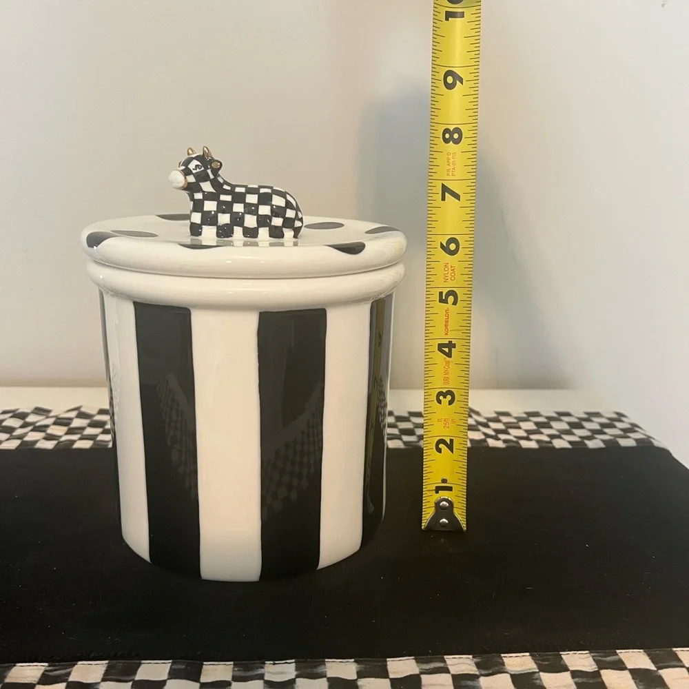 Mackenzie-Childs Cow Creamery Canister - Medium one Only.  Like New.